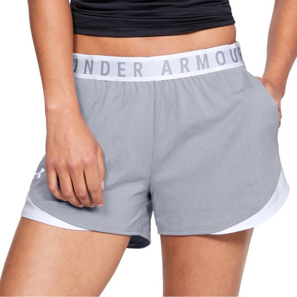 Under Armour Women's Moisture Wicking Play Up 3.0 Gym Shorts, 3" - Picture 3 of 9